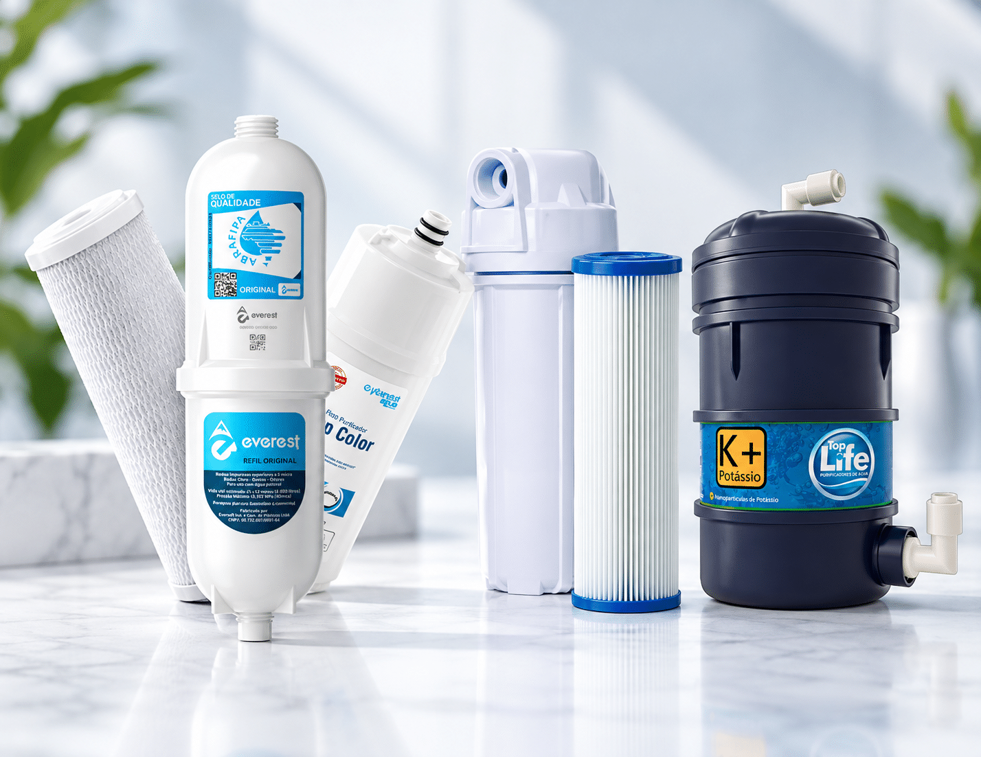 Refis para purificadores e filtros