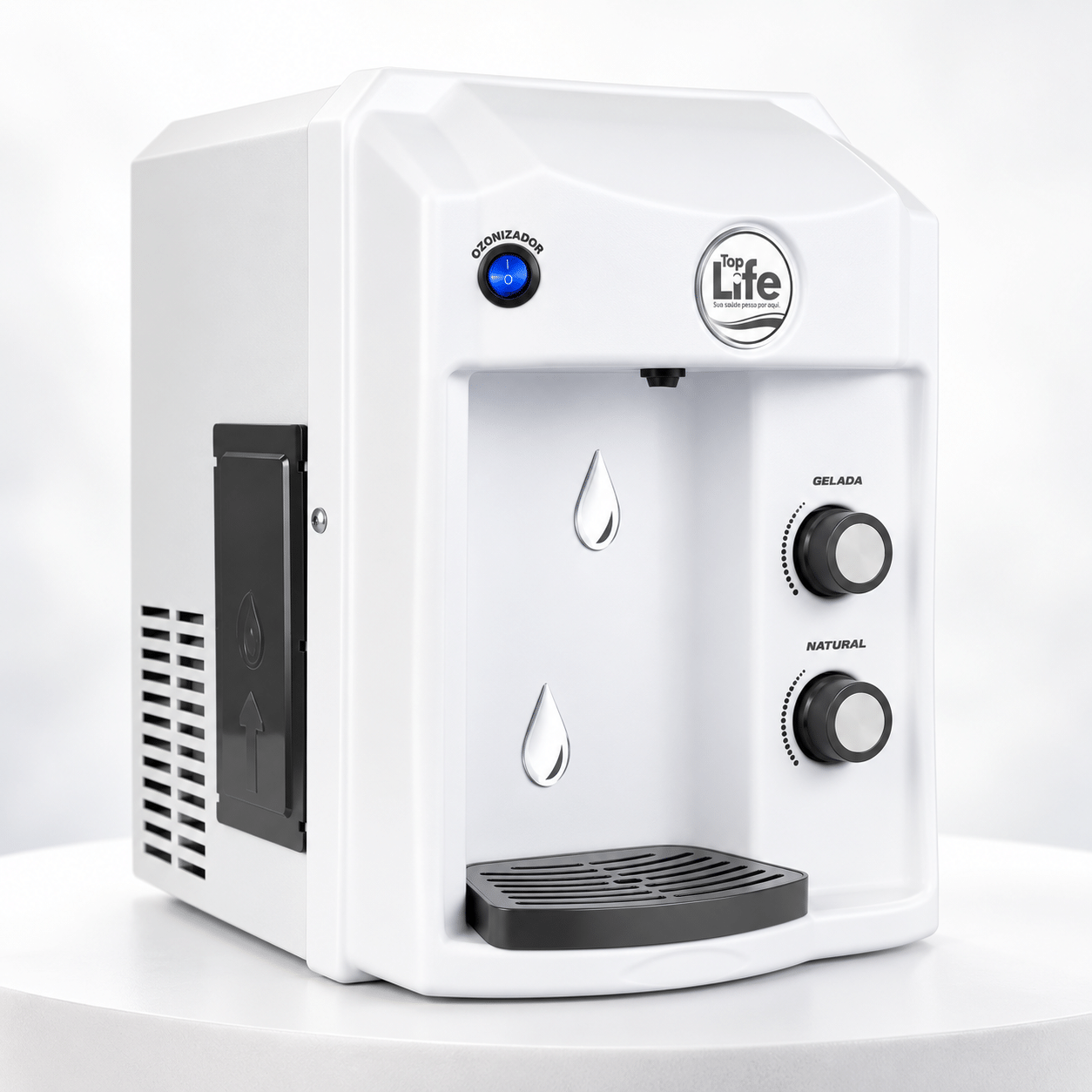 Purificador Top Life refrigerado branco